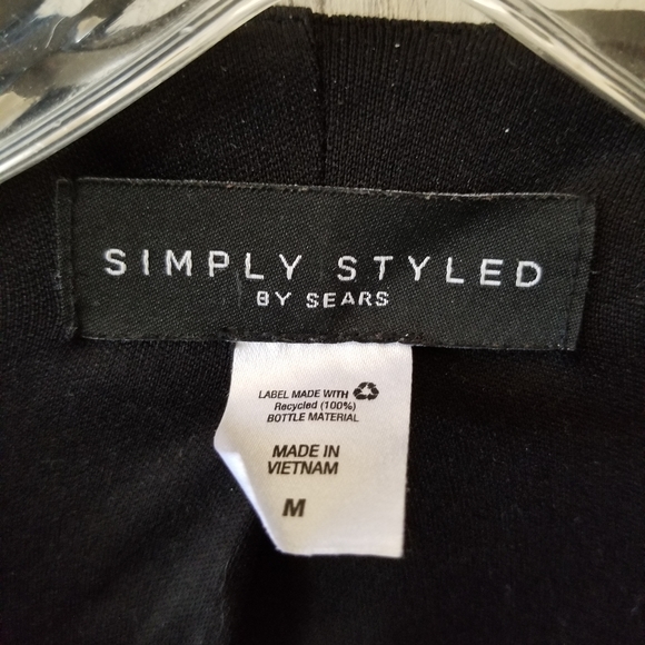 Vintage Simply Syled by Sears Black and White Cropped Jacket - Picture 3 of 6